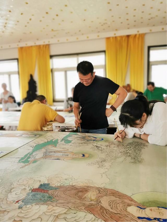 观音菩萨三十二像工笔画,观世音菩萨画像工笔画