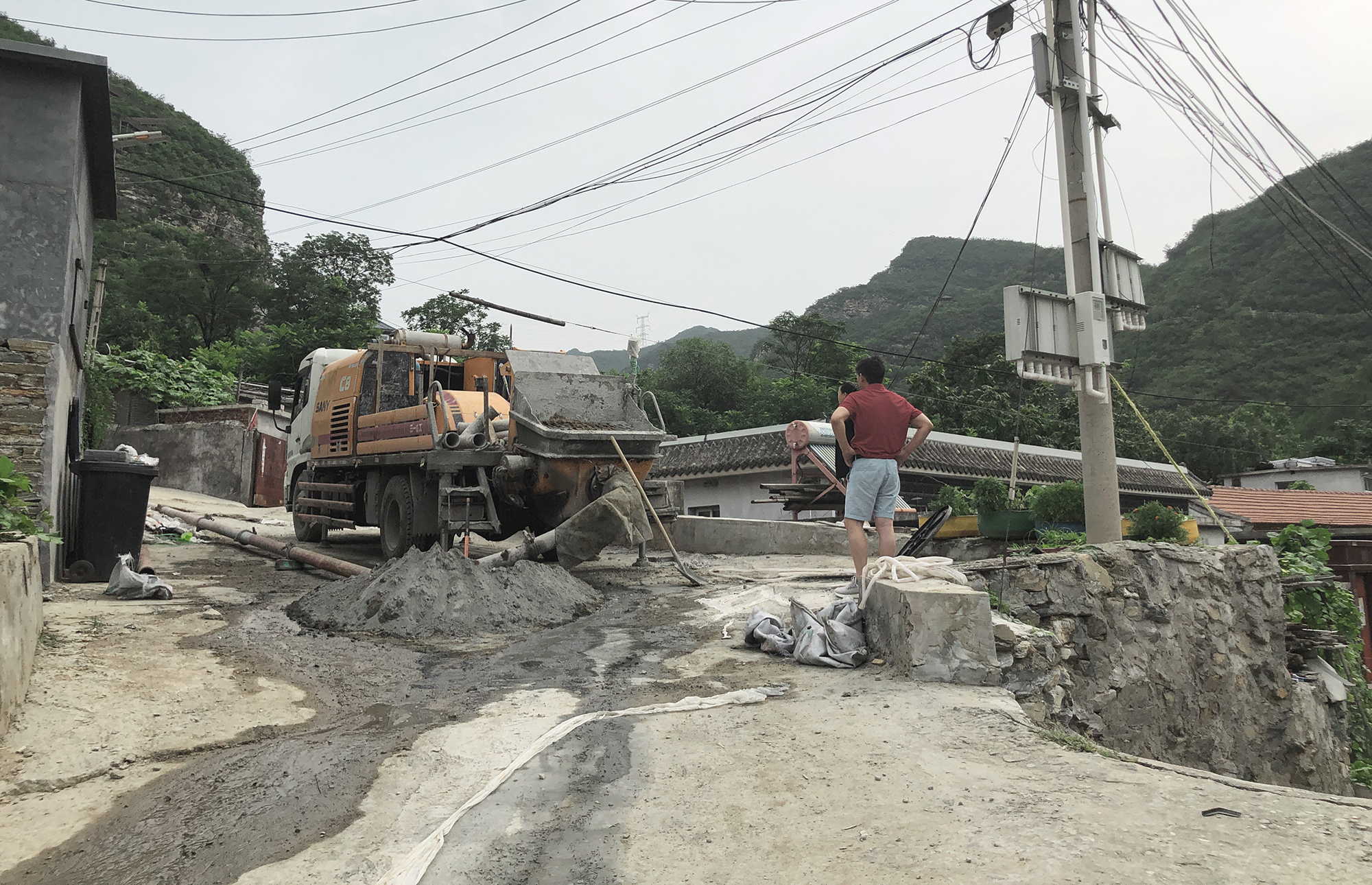 京郊房山登山路线,房山东港登山步道