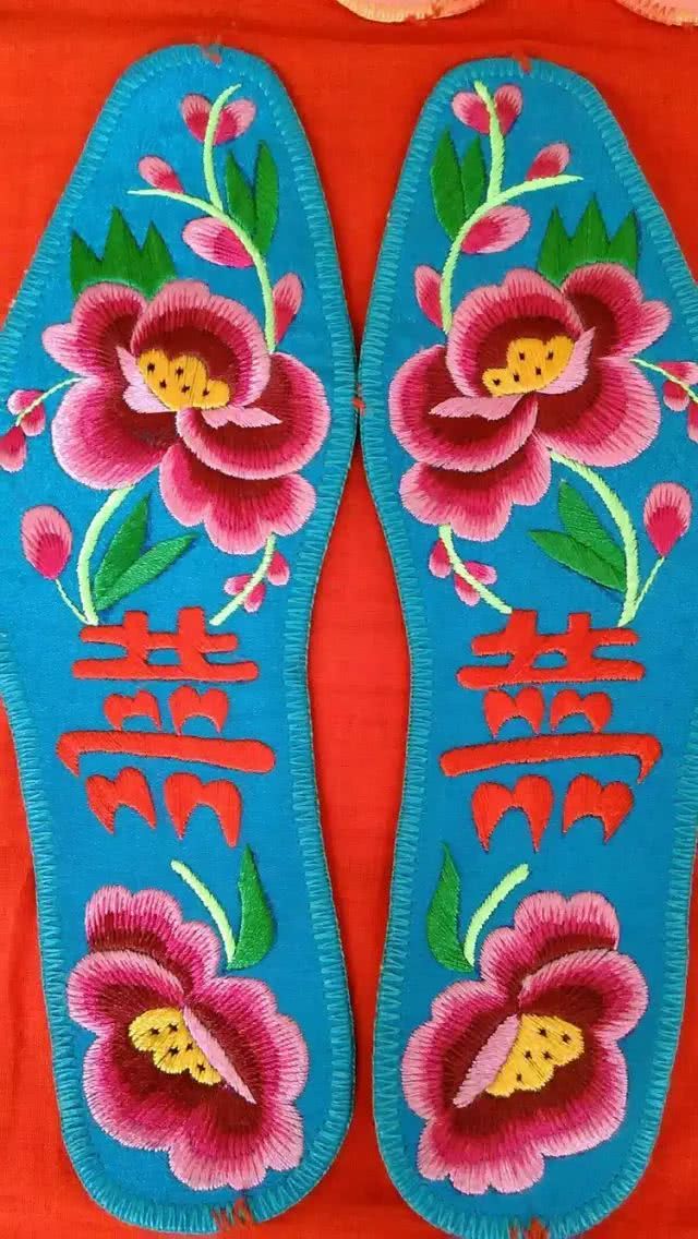 鞋垫图案360种大图超简单,最简单的十字绣鞋垫子图案