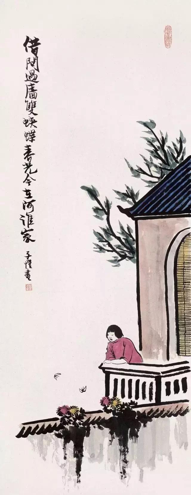 丰子恺画唐诗宋词,丰子恺的画醉了整个春天