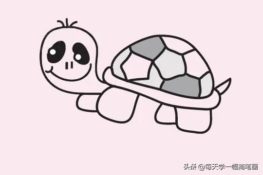 小乌龟简笔画的各种画法,如何画乌龟的简笔画教程