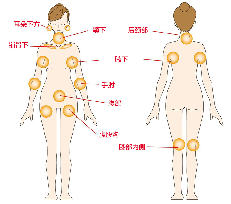 人体的淋巴结怎么检查,淋巴结肿大最好的检查方法