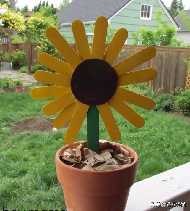 幼儿园向日葵绘本手工制作简单的,向日葵手工diy图片大全大图