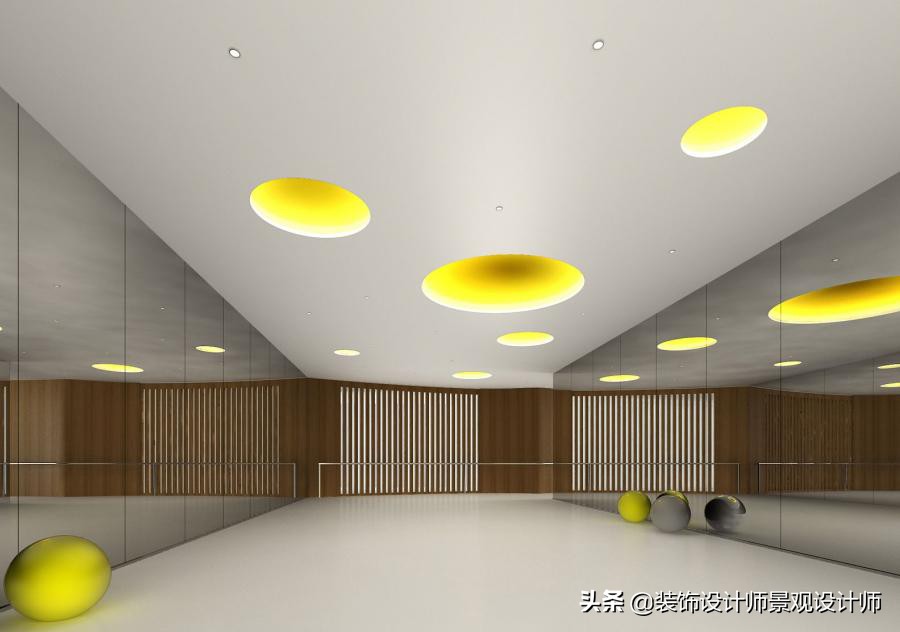 公司健身房设计效果图,书房健身房二合一设计效果图