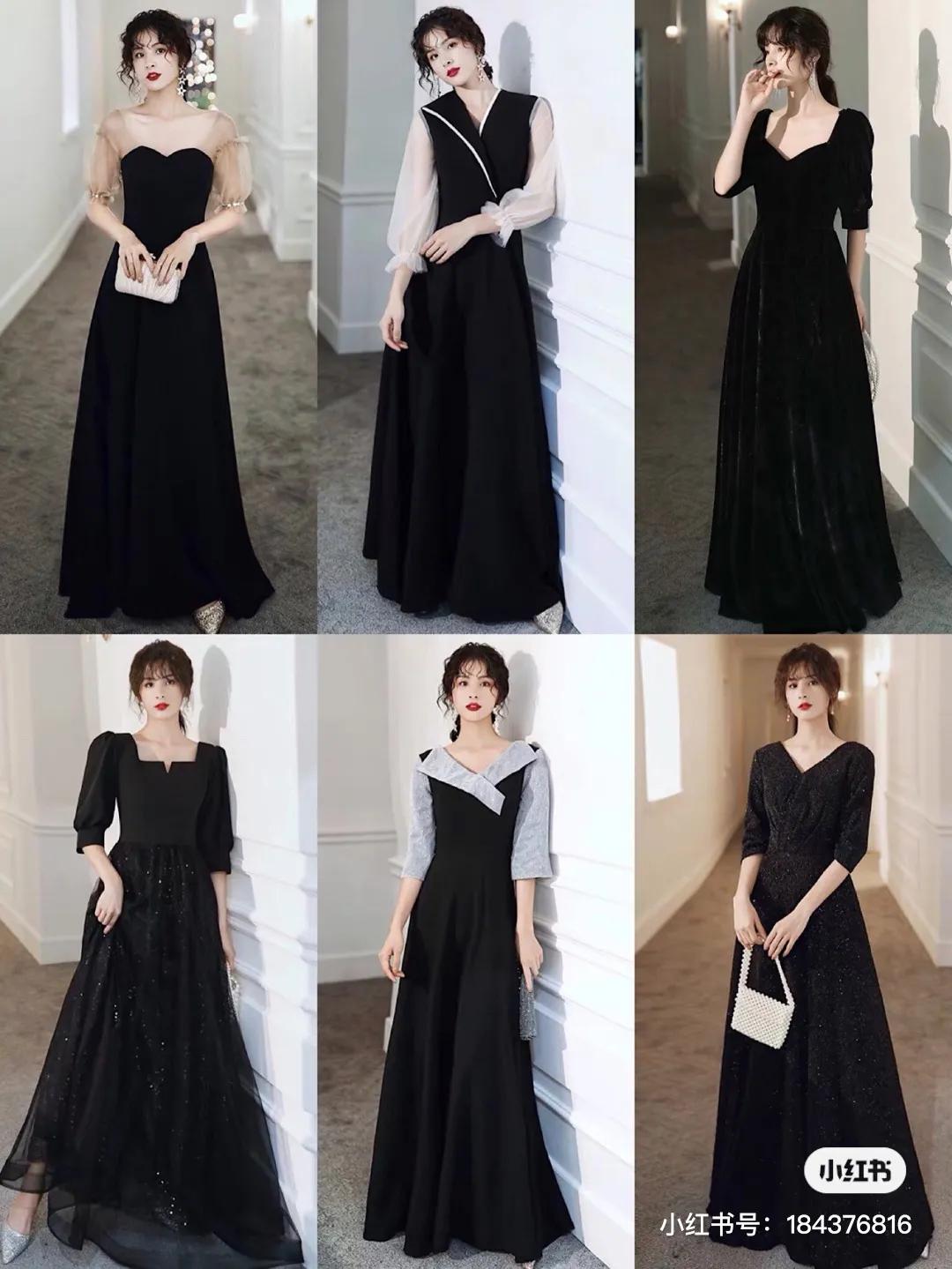 150-155小个子晚礼服年会短款,年会晚礼服宴会气质