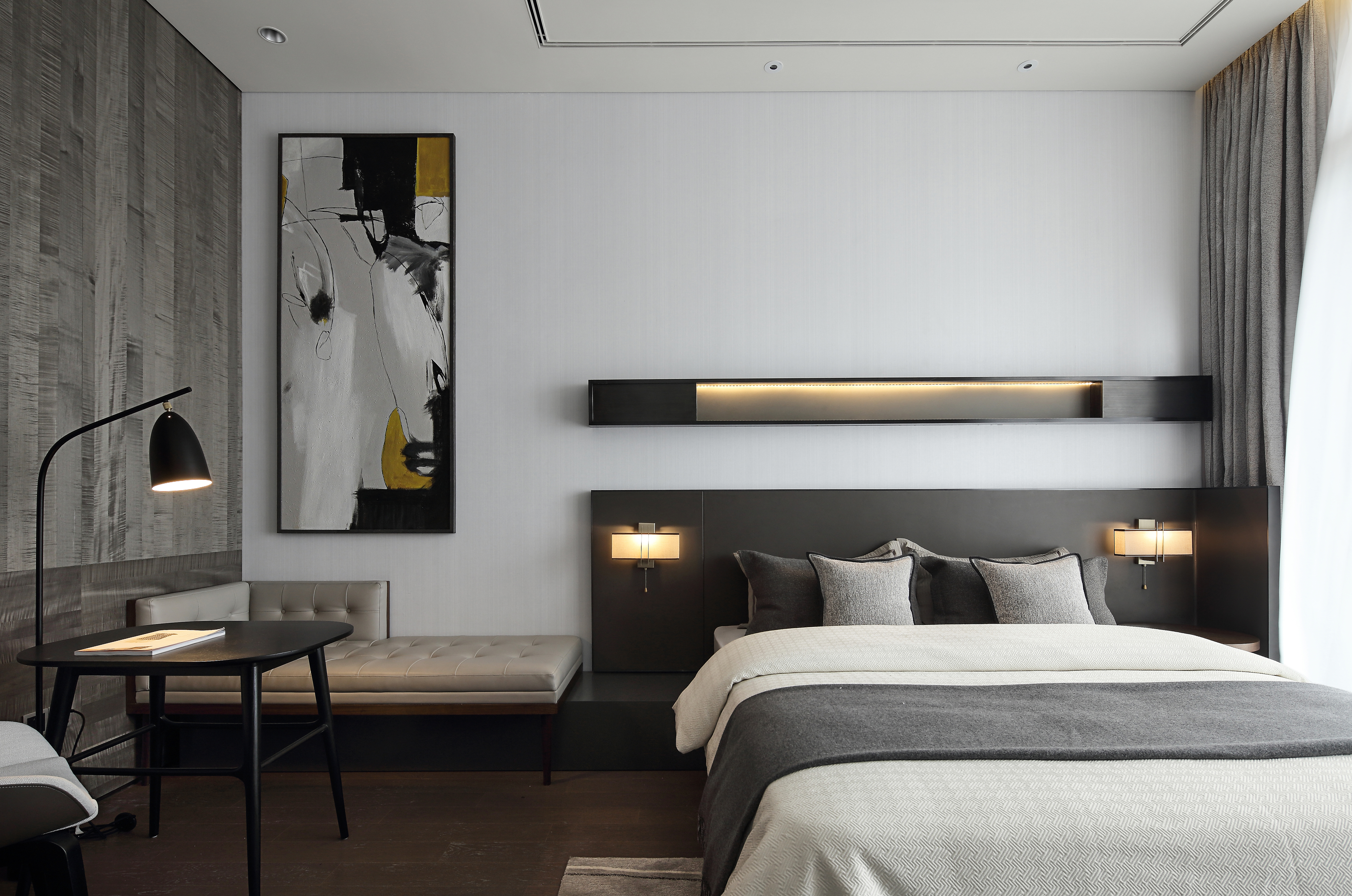 中式装修风格样板房图,桃花源120平中式风格样板房