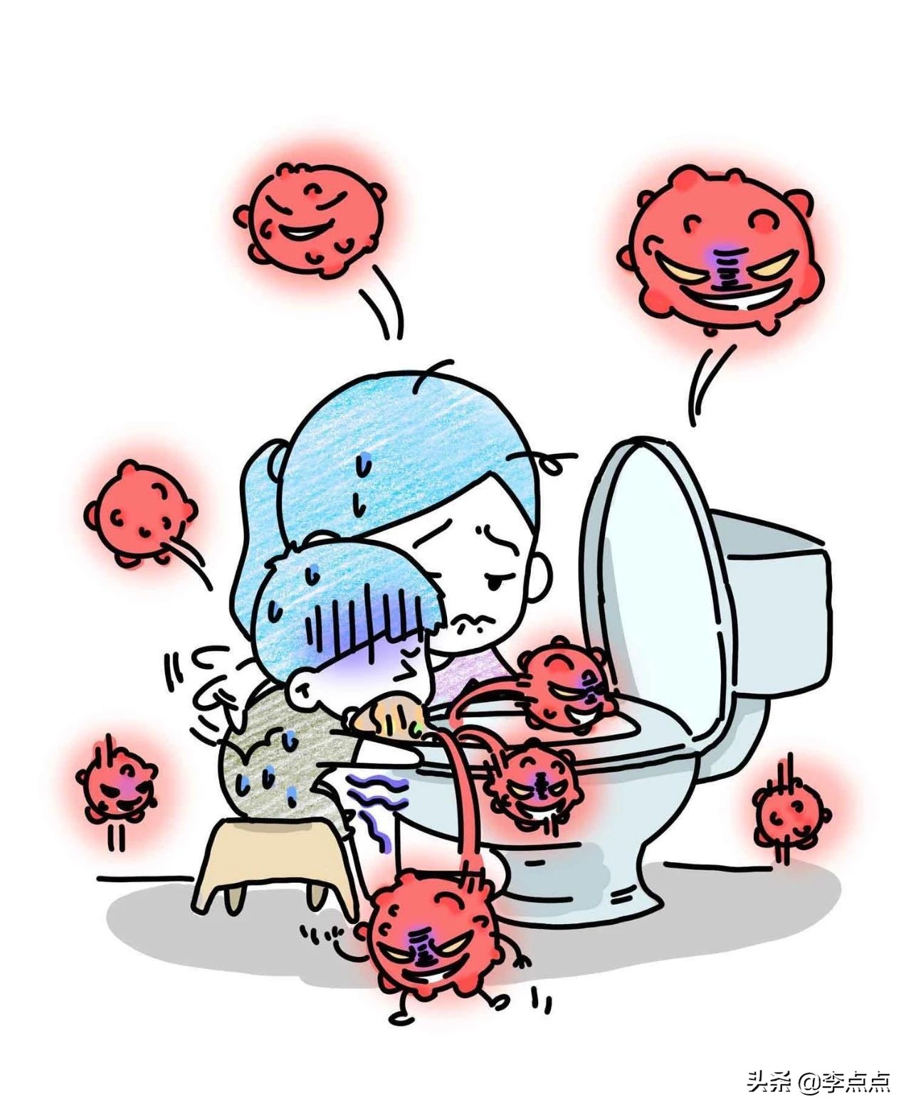 宝宝天热上吐下泻怎么回事,孩子冷到了上吐下泻怎么办