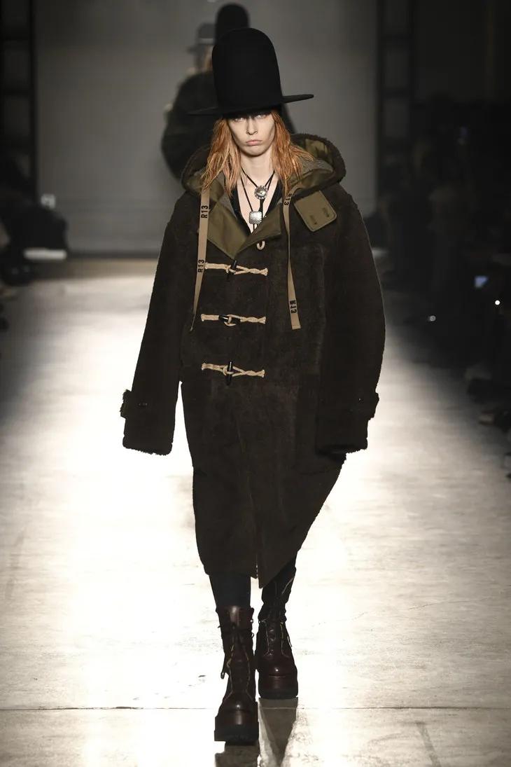 倪妮高马尾走秀,倪妮民国学生装