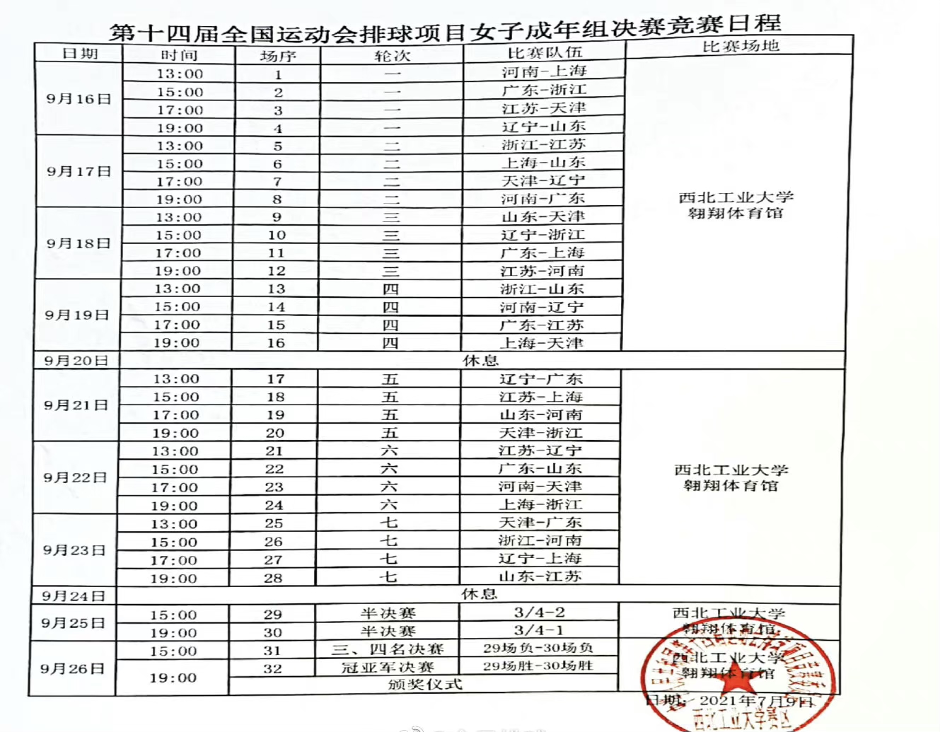 2017-2018天津女排总决赛第六场,陕西全运会辽宁女排赛程
