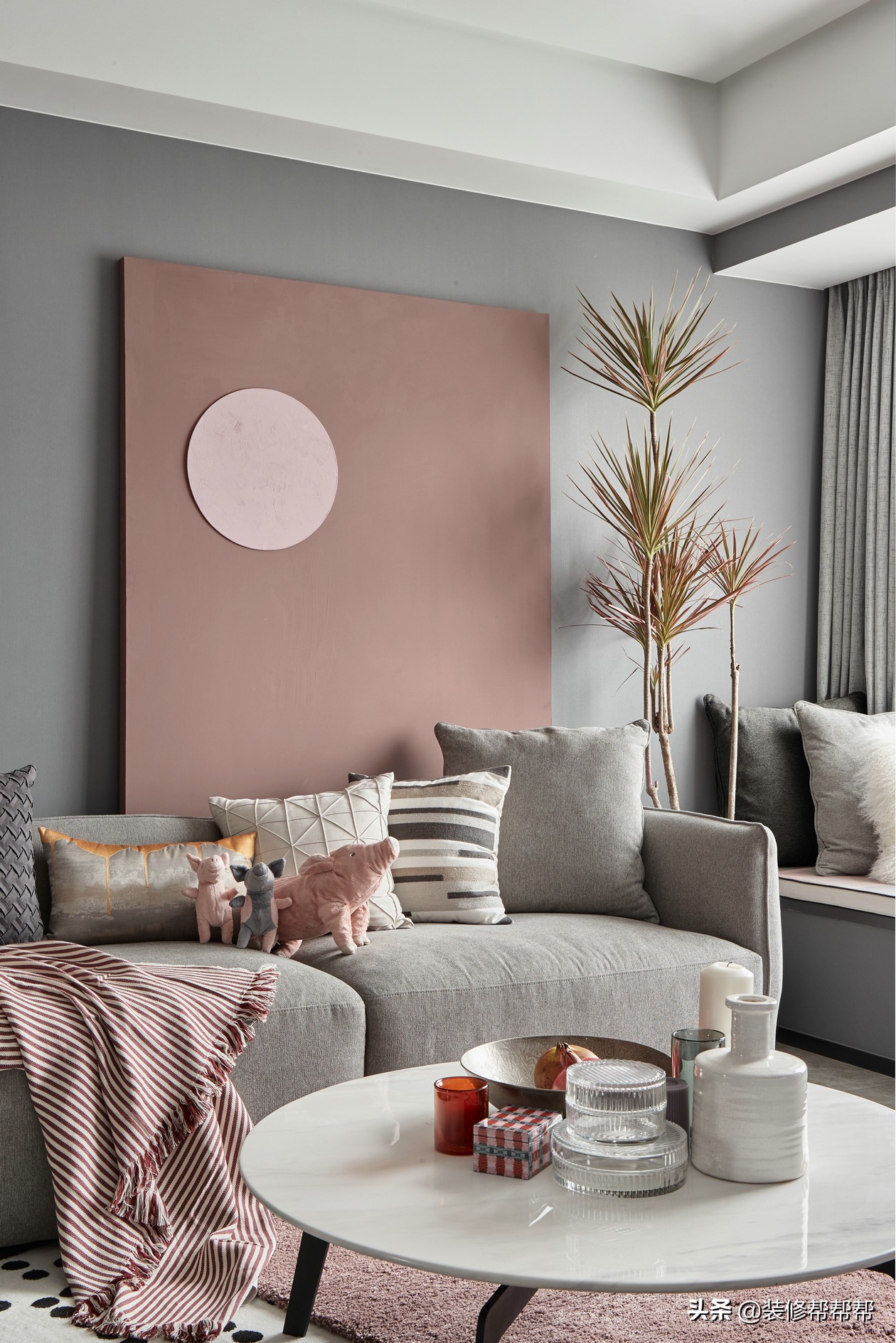 89㎡撩人北欧风，高级灰，烟粉色，气质优雅颜值爆升！