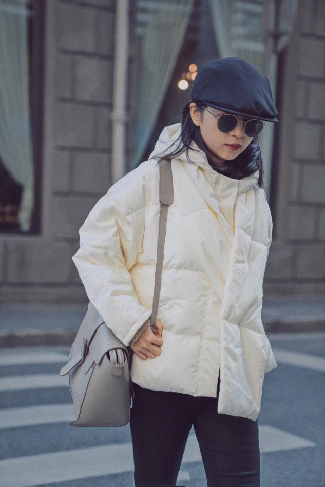 三木妈妈羽绒服最新穿搭,三木妈妈短款羽绒服