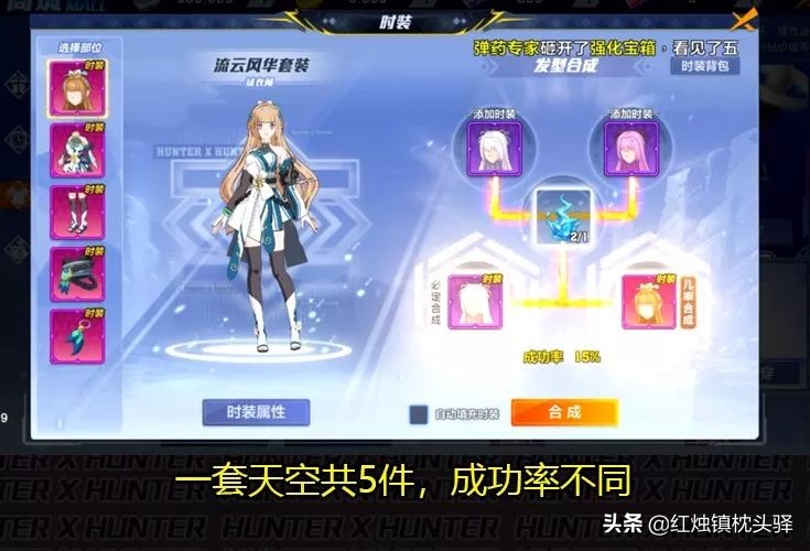 手游天空套一次性合成,猎人手游合成天空套