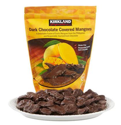 椰丝巧克力芒果干,好吃到爆巧克力