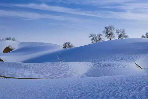 巴音布鲁克镇冬天的生活,巴音郭楞自治州和静县冬天