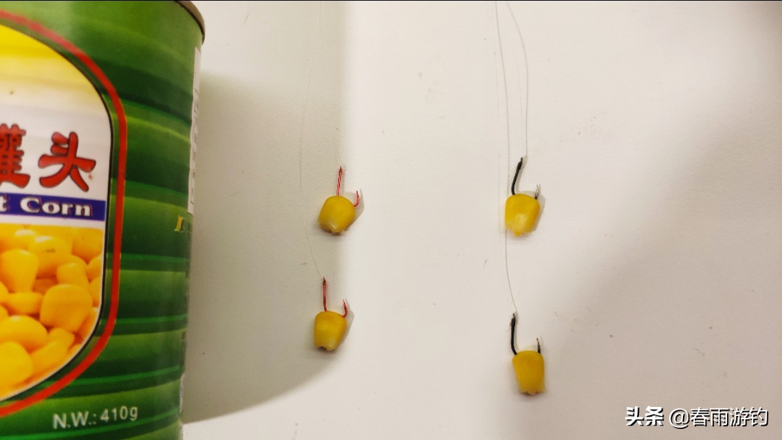 玉米挂钩的正确钓法,反底钓玉米如何挂钩