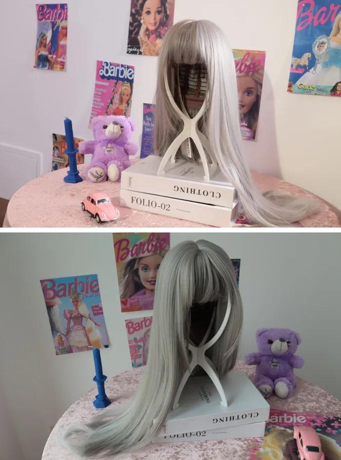 买100元之内的假发,几千元的假发实际效果