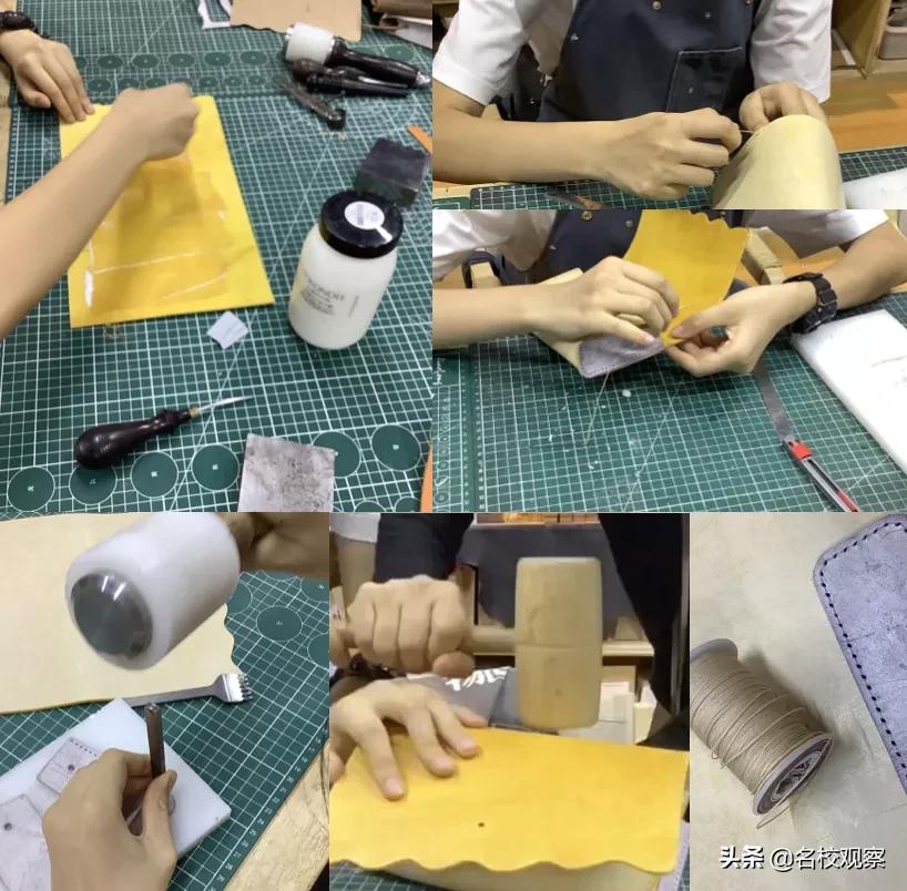 做一个皮包的全过程,皮包的制作自学