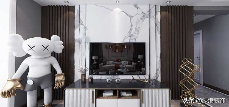 沈阳现代简约装修公司,沈阳家装轻奢风格