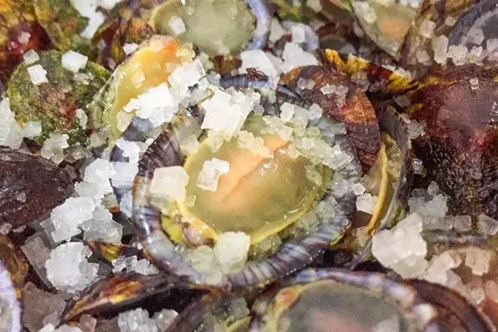 潮汕生腌海鲜一口吃完,潮汕生腌海鲜不是一般人能吃的