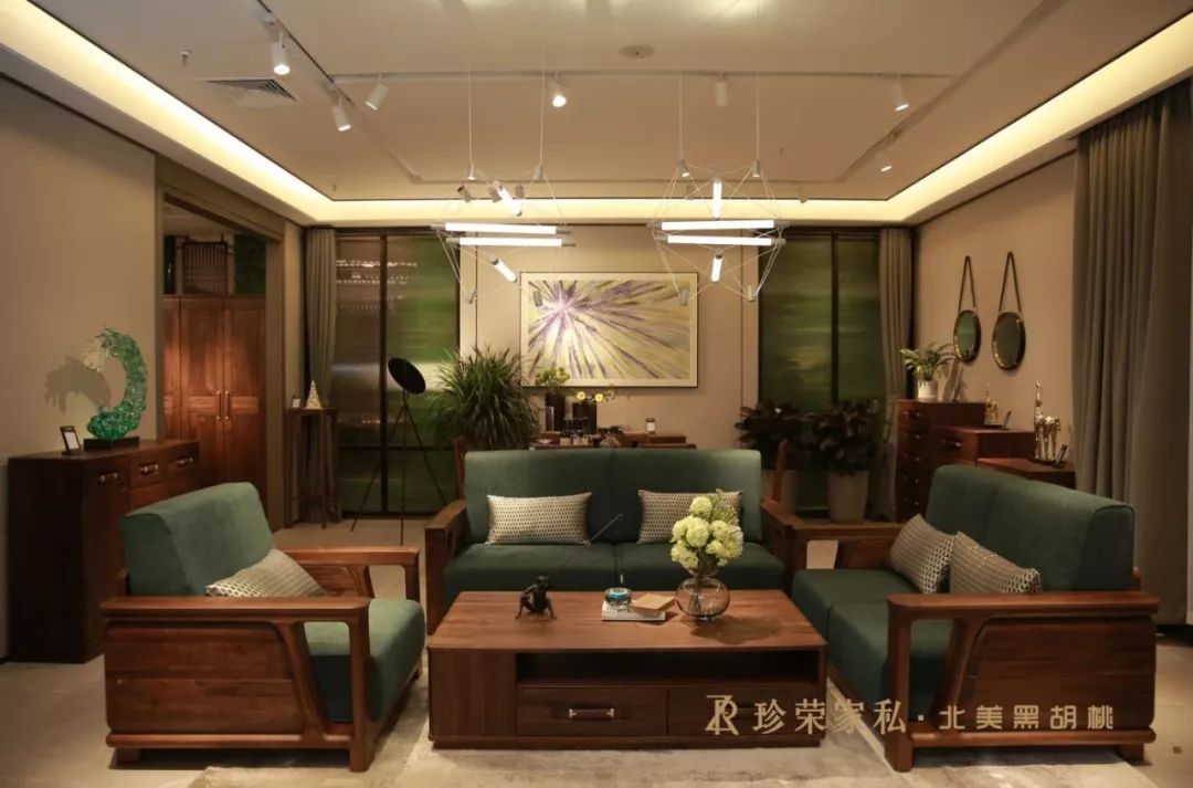 珍荣家私新中式,珍荣实木家具官网地址查询