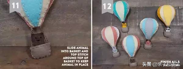 幼儿园气球手工贴画,创意手工气球印画