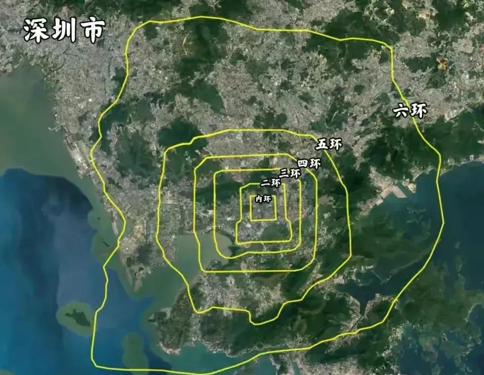 地级市和北京六环的发展对比,北京5环和广州外环面积对比