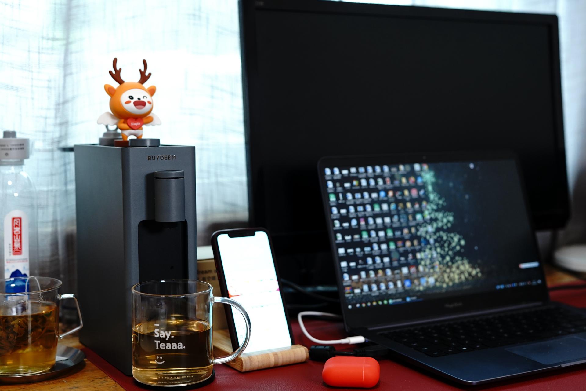 过年了给妈妈买台桌面免安装的美的JT100净水机吧