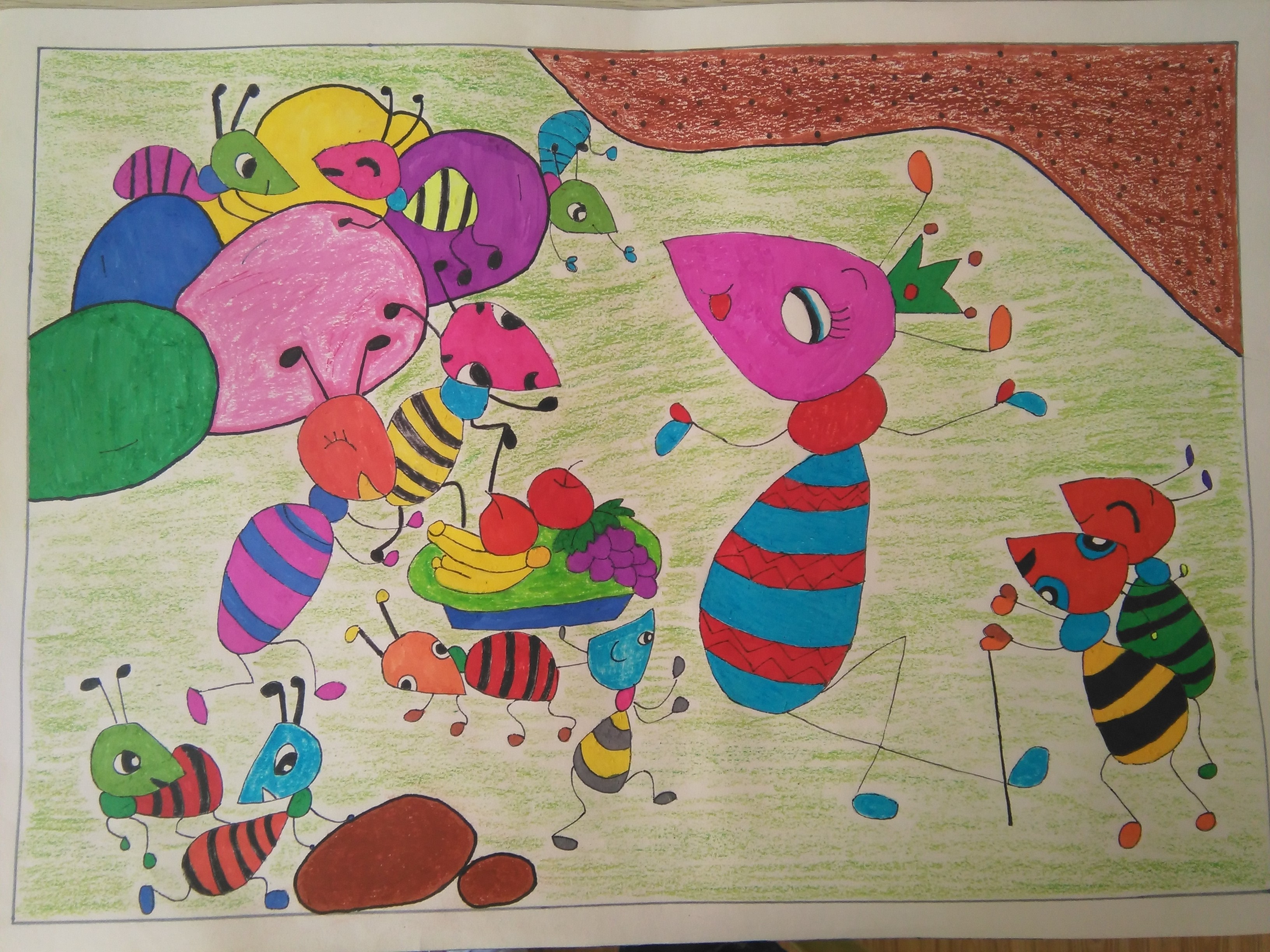 少女心爆棚的又简单的简笔画,安静女孩彩色简单简笔画图片