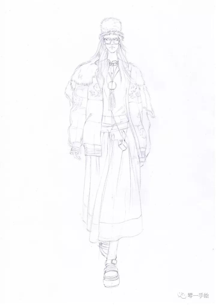 教你画衣服设计图,设计衣服手绘画简单教程整套