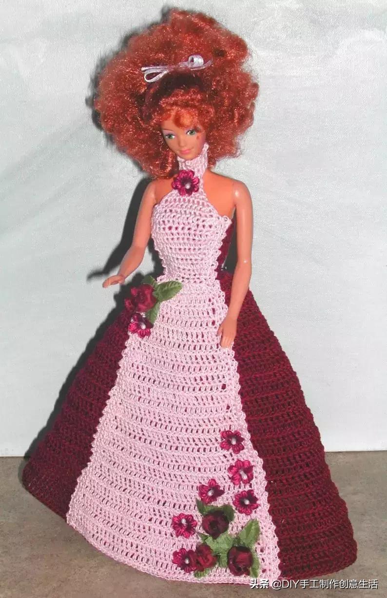 娃娃的衣服怎么钩简单,钩最简单的娃娃衣服教程