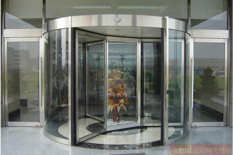 不锈钢门套装饰效果,简约现代装修不锈钢门套