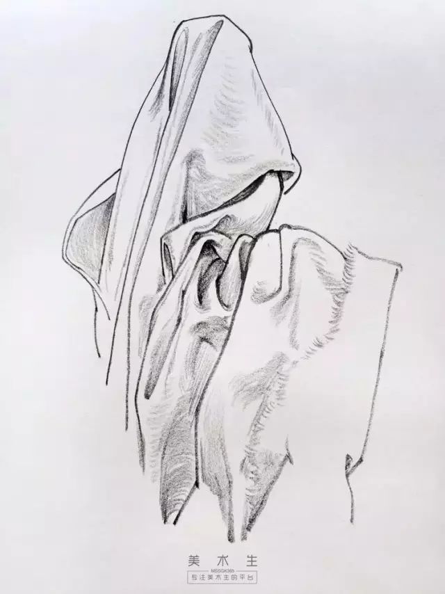 大块衣褶画法,衣褶不好看