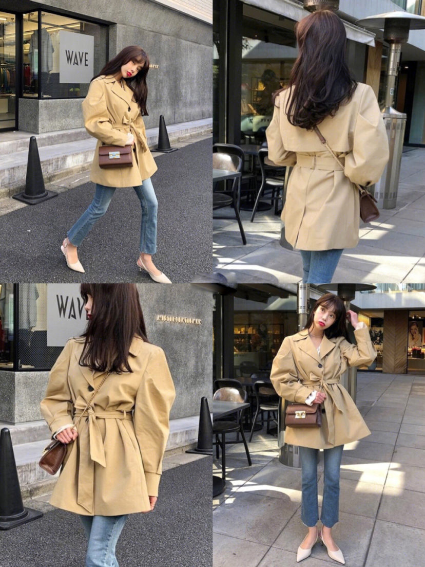 女士风衣春秋长款风衣,好看又不贵的中性风衣推荐
