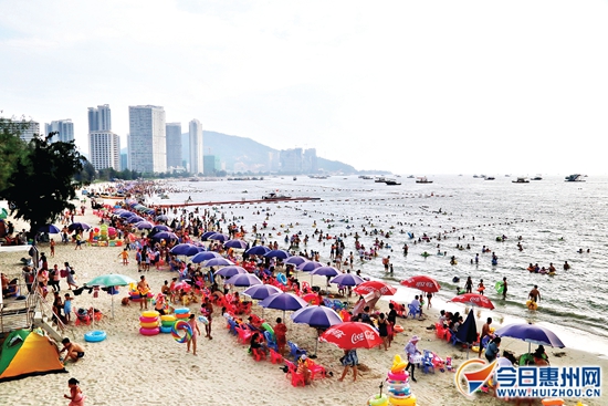 炎炎夏日“醉美”巽寮成打卡热点，日均车流量达2.7万辆