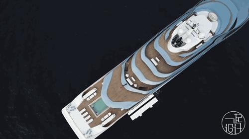 超级私人游艇海上别墅,海上漂浮游艇别墅