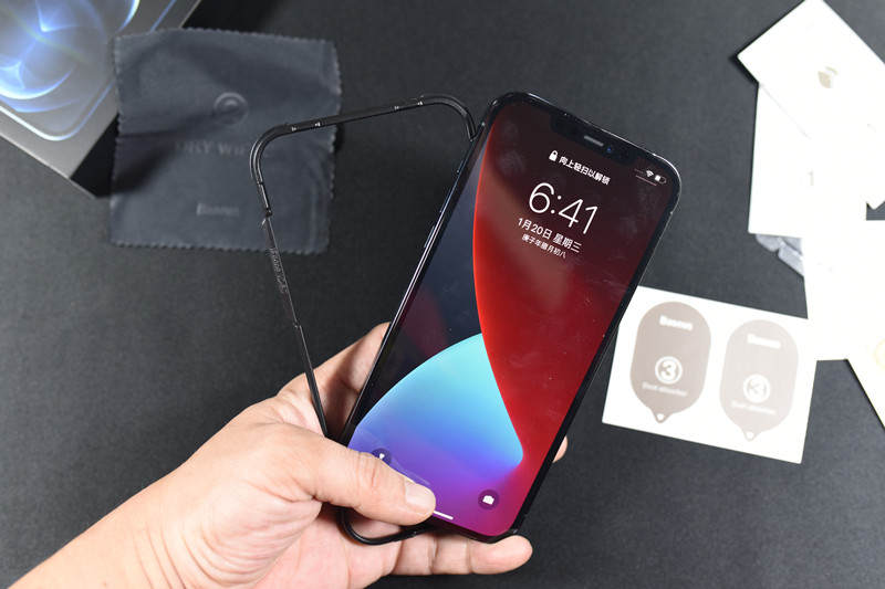 苹果磨砂钢化膜倍思手机膜,iphone14pro手机膜倍思超瓷晶