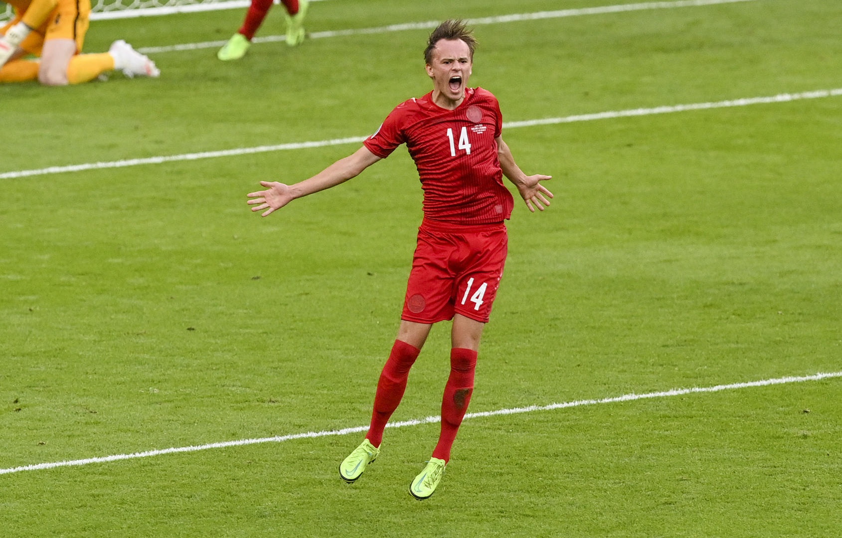 欧洲杯丹麦童话晋级历程,全部进球纪录,高效足球代表,国足模板