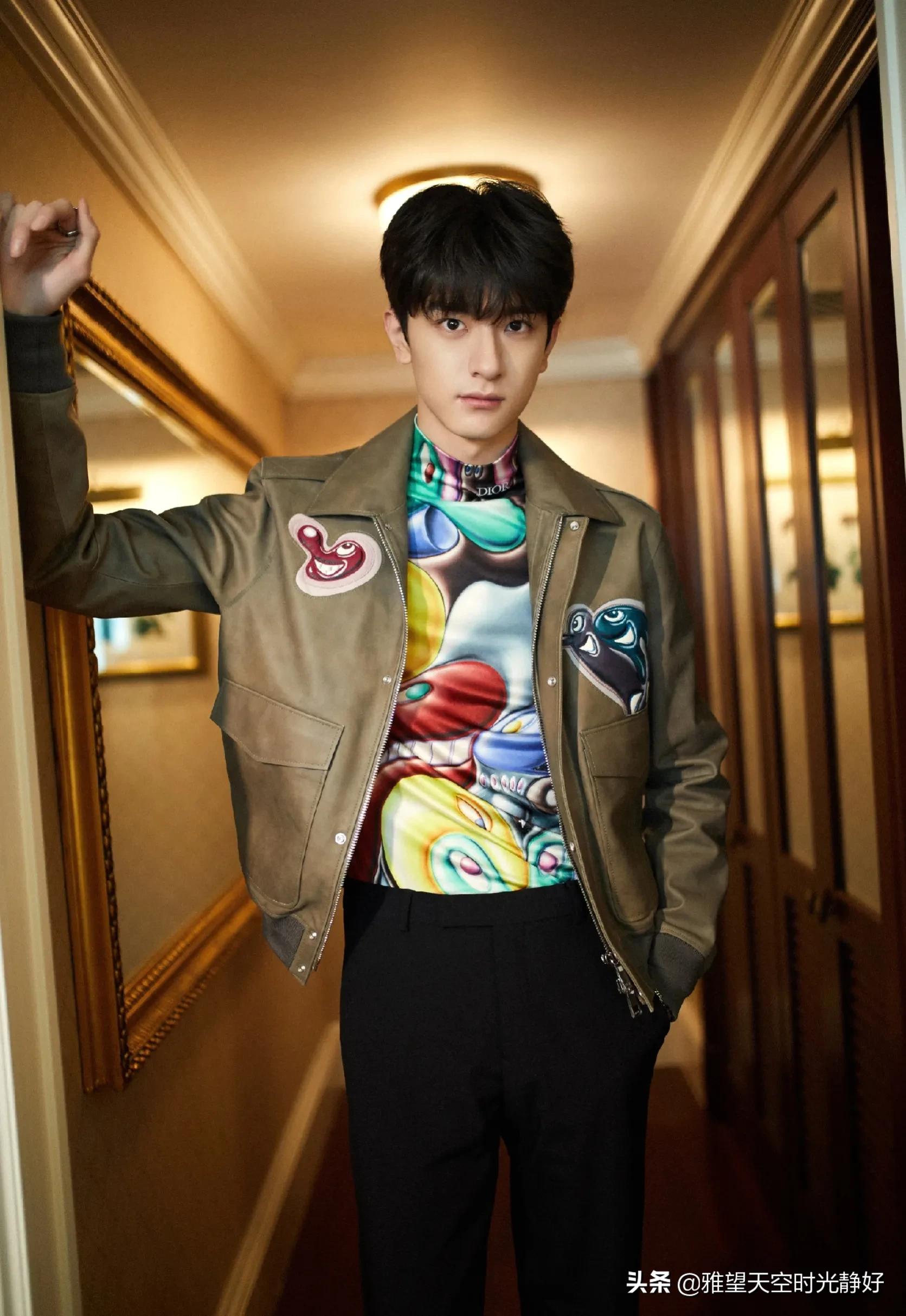 秋冬男星皮衣穿搭,男明星皮衣外套搭配