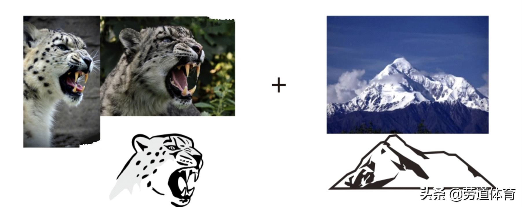 新疆天山雪豹以前的队徽,新疆天山雪豹队徽图片