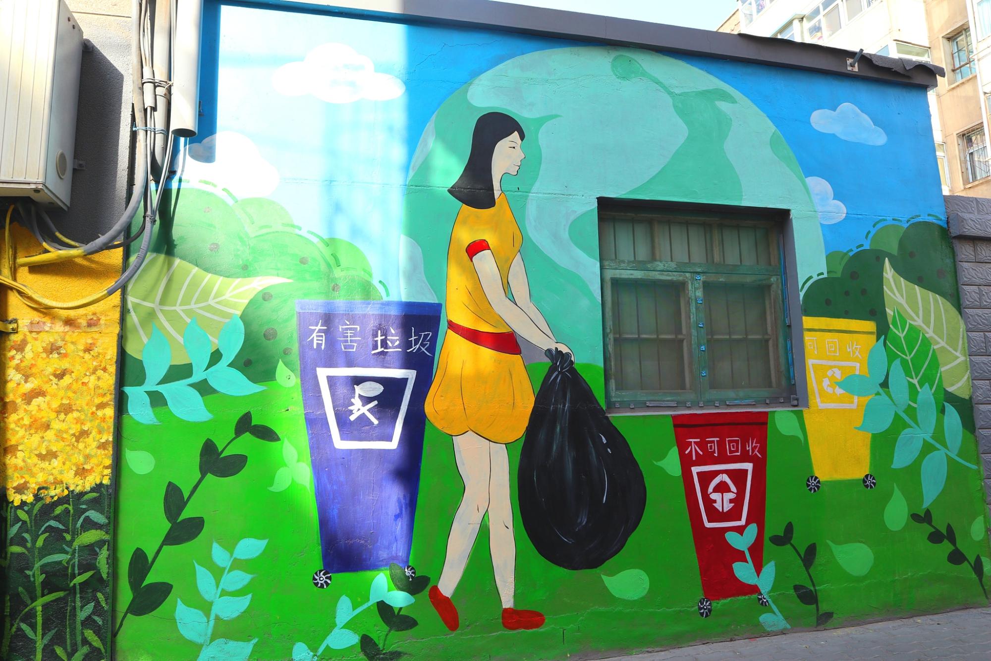 银川彩绘,银川文艺老街巷