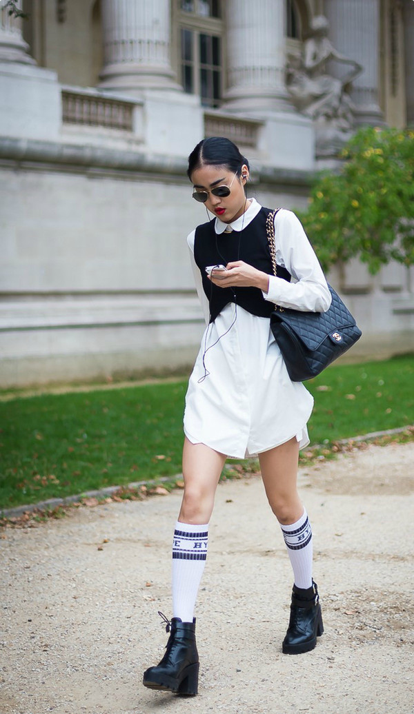 马甲衬衫初秋怎么穿好看炸了,入春穿搭马甲衬衫气质穿搭