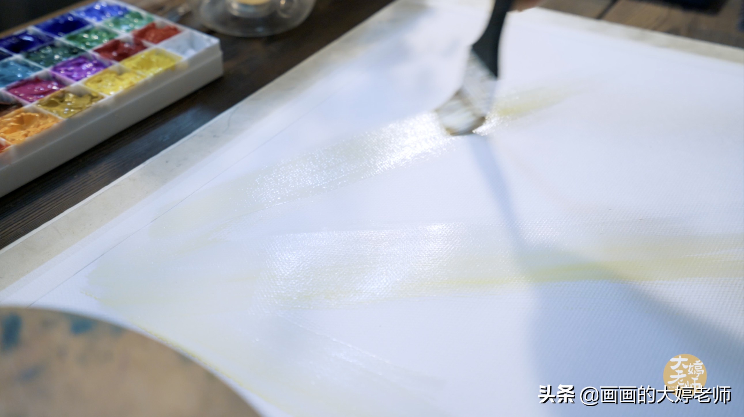 画一幅笋芽儿,画一幅春天生机勃勃长出植物的画