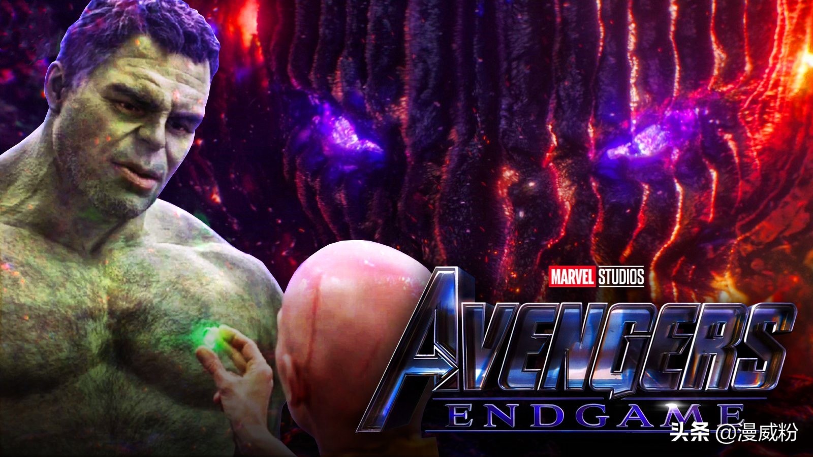 复联4黑暗结局灭霸斩杀美队,复联4三巨头战灭霸现场版