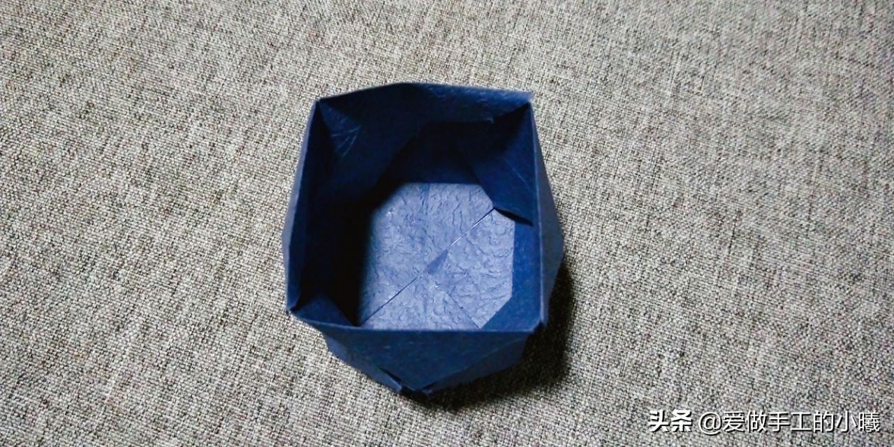 折纸花瓶教程小视频,立体折纸花瓶简单教程