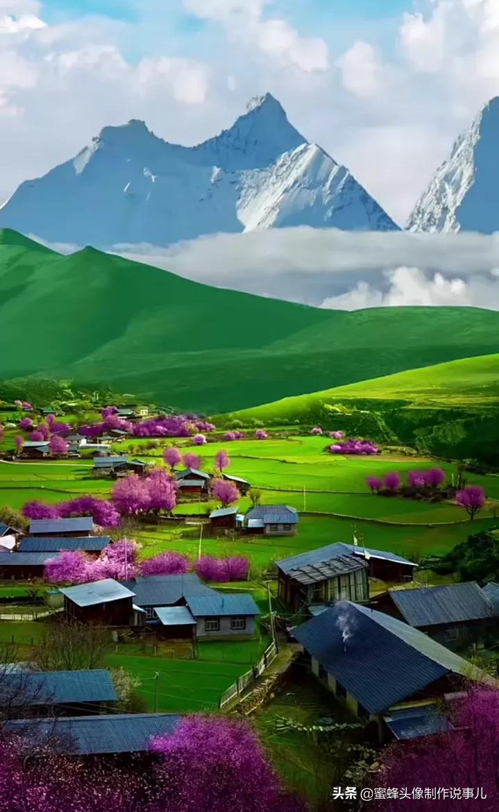 清新养眼青山绿水风景桌面壁纸,壁纸图片蓝天白云青山绿水