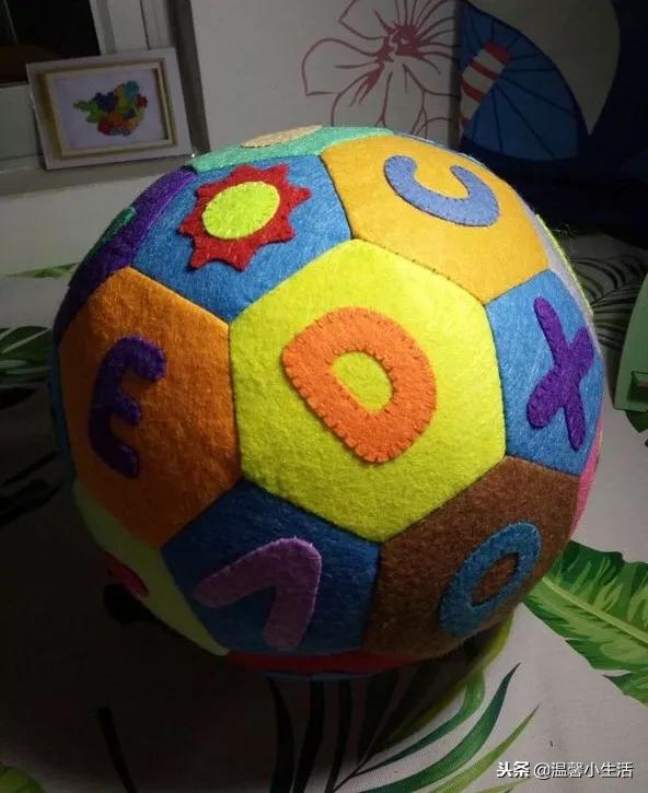不织布足球,做一个简单的足球