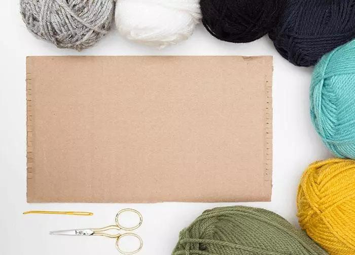 毛线装饰编织教程全过程,毛线编织小饰品简单入门教程