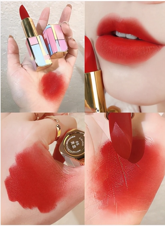 国货雾面高颜值橘色口红,开挂的大牌既视感国货口红推荐