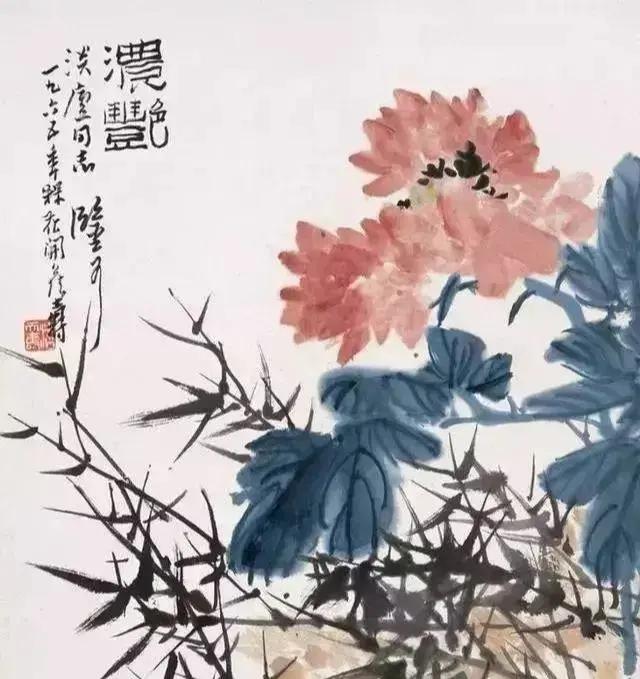 潘天寿兰草题画诗,日课潘天寿题画诗二首