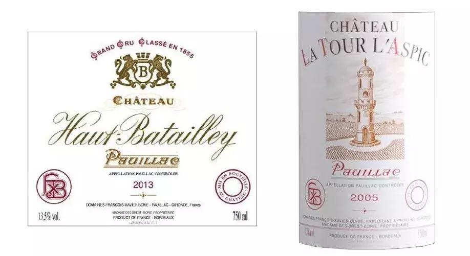 名庄红酒正牌和副牌图片,波雅克酒庄排行